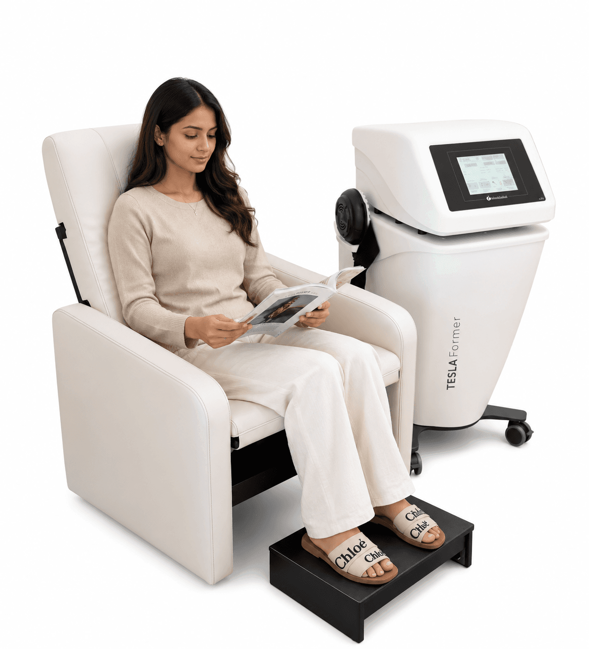 Tesla Former functional magnetic stimulation chair